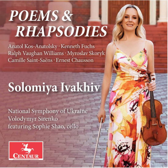 Cover for Sophie Shao · Solomiya Ivakhiv: Poems &amp; Rhapsodies (CD) (2023)