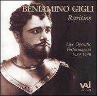 Cover for Gigli · Beniamino Rarities 1934-1940 (CD) (2001)