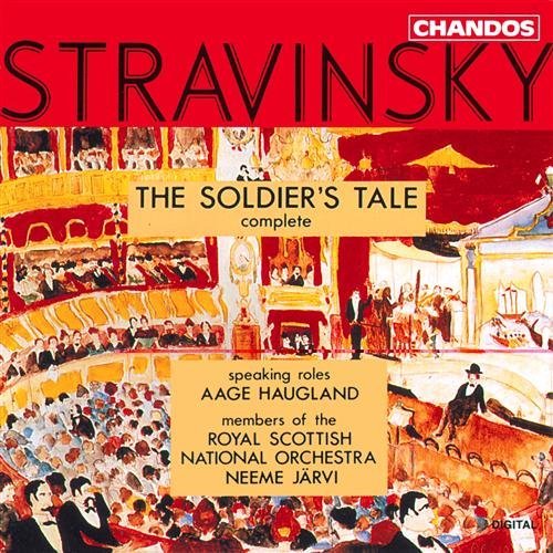 Cover for Stravinsky / Haugland / Jarvi · L'histoire Du Soldat (CD) (1994)