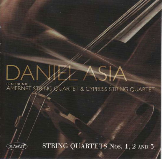 String Quartets Nos 1. 2 And 3 - Asia Daniel & Amernet String Quartet - Música - SUMMIT RECORDS - 0099402746920 - 31 de maio de 2019