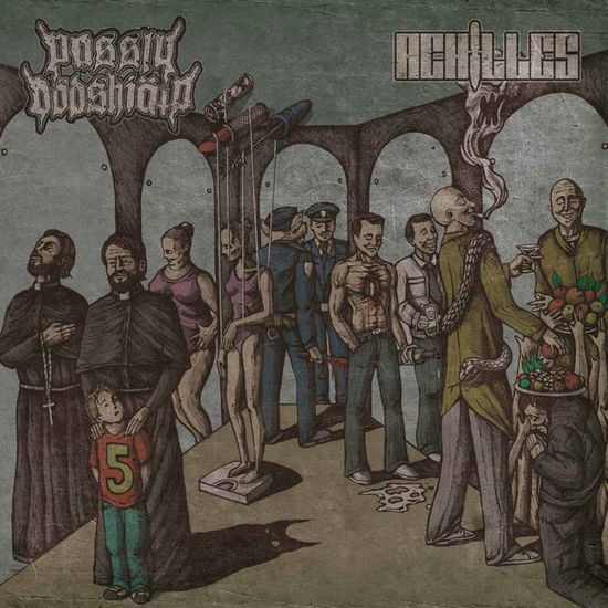 Cover for Passiv Dodshjalp / Achilles · Split (LP) (2014)