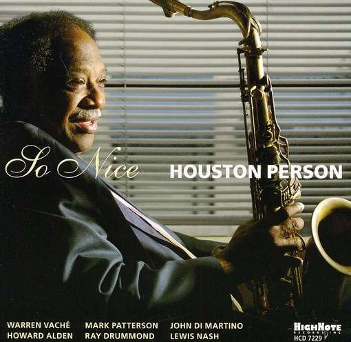 Cover for Houston Person · So Nice (CD) (2011)