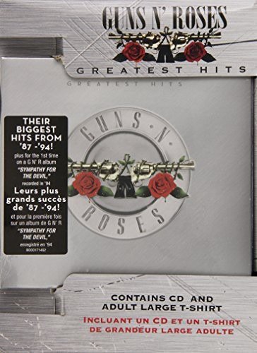 Cover for Guns N' Roses · Greatest Hits (CD + Large T-shrt) (CD) (2014)