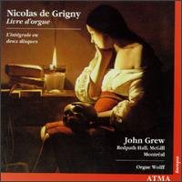 Livre D'orgue - N. De Grigny - Muziek - ATMA CLASSIQUE - 0722056216920 - 10 januari 1998