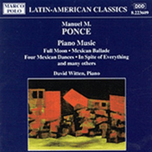 Ponce / Witten · Piano Music (CD) (1995)