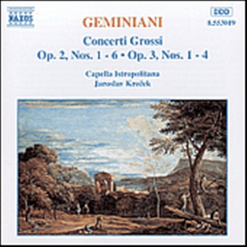 Cover for Capella Istropolitana · Geminianiconcerti Grossi (CD) (1997)