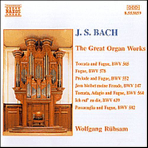 Great Organ Works - Bach,j.s. / Rubsam / Hock - Música - NAXOS - 0730099485920 - 19 de noviembre de 1996