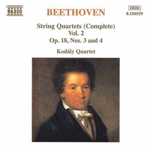 String Quartets 2 - Beethoven / Kodaly Quartet - Music - NAXOS - 0730099555920 - January 23, 1996