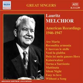 American Recordings 1946-1947 - Lauritz Melchior - Muzyka - Naxos Historical - 0747313323920 - 30 stycznia 2007