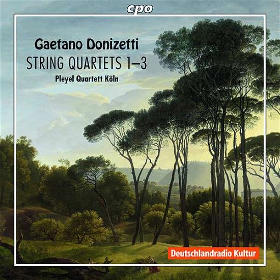 Cover for Pleyel Quartett Koln · Donizetti / String Quartets 1-3 (CD) (2017)