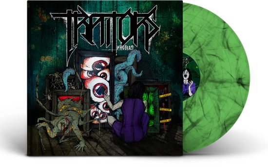 Cover for Traitors · Phobias (Iex) Green &amp; Black Marble (LP) (2025)