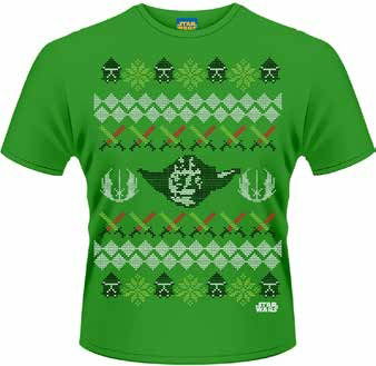 Star Wars: Yoda Fair Isle (T-Shirt Unisex Tg. S) - Star Wars - Muu - PHDM - 0803341453920 - maanantai 10. marraskuuta 2014