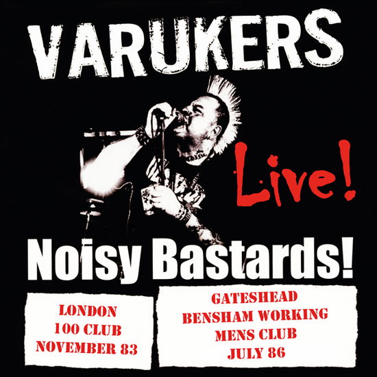 Cover for Varukers · Noisy Bastards (Red Vinyl) (LP) (2022)