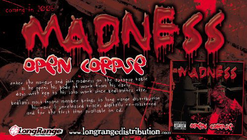 Open Corpse - Madness - Musik - CDB - 0809070212920 - 26. Oktober 2010