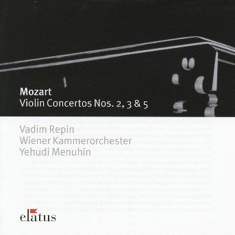MOZART-VIOLIN QUARTETS Nos.2 3 & 5-REPIN / MENUHIN - Repin Vadim - Musik - WARNER - 0809274955920 - 