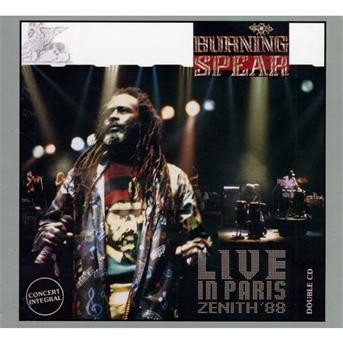 Cover for Burning Spear · Live in Paris Zenith '88 (CD) (1990)
