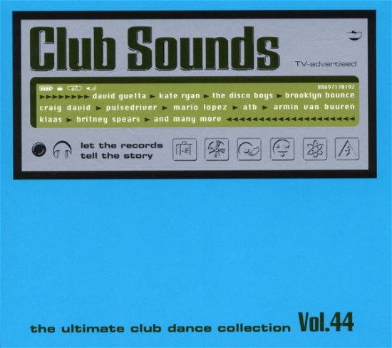 Cover for Club Sounds Vol.44 (CD) (2008)