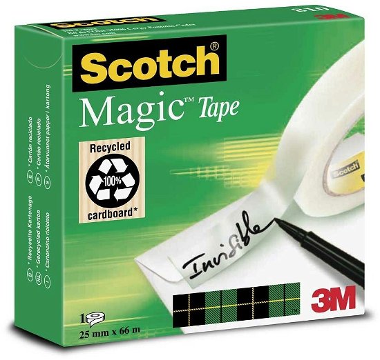 3m Uk - Scotch Magic Tape 25mm X 66m 8102566 - 3m Uk - Spil - 3M - 3134375005920 - 