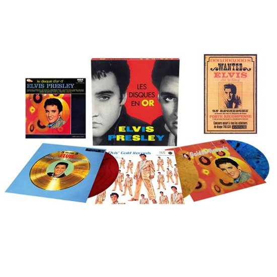 Les Disques en or D'elvis (Elvis' Golden Record) (Red, Blue & Gold Vinyls)  (RSD 2022) - Elvis Presley - Música - L.M.L.R. - 3700477834920 - 6 de maio de 2022