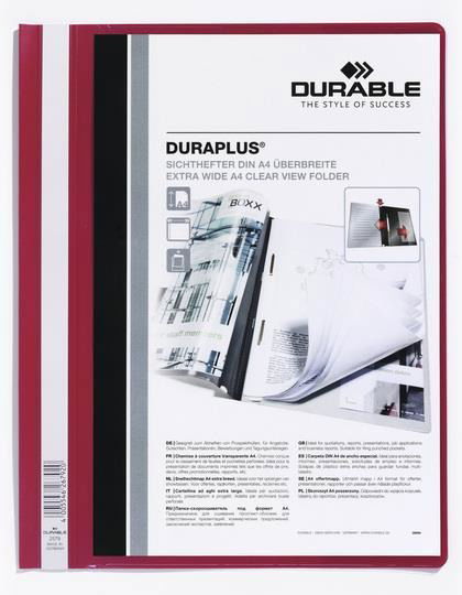 Cover for Durable · Präs.-Hefter Duraplus rot (ACCESSORY) (2017)