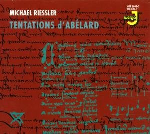 Cover for Riessler · Tentations D'abelard (CD) (1995)