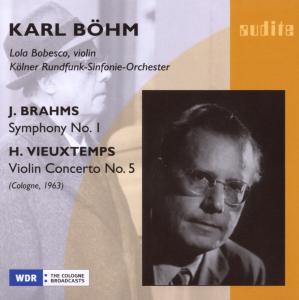 Brahms Symphony No 1  Vieuxt - Lola Bobesco  Kolner Rso  Ka - Muzyka - AUDITE - 4022143955920 - 20 czerwca 2007