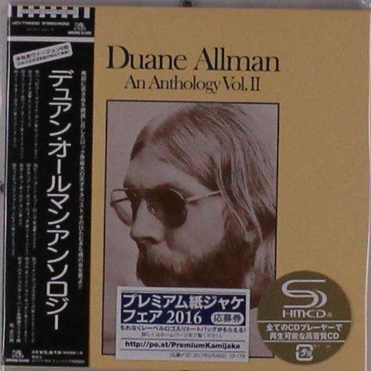 An Anthology Vol.2 - Duane Allman - Musiikki - UNIVERSAL - 4988031187920 - keskiviikko 23. marraskuuta 2016