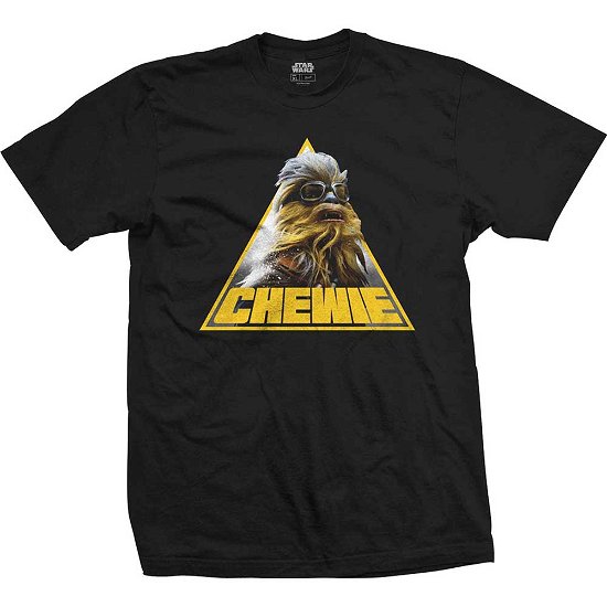 Star Wars Unisex T-Shirt: Solo Tri Chewie - Star Wars - Mercancía - Bravado - 5056170625920 - 