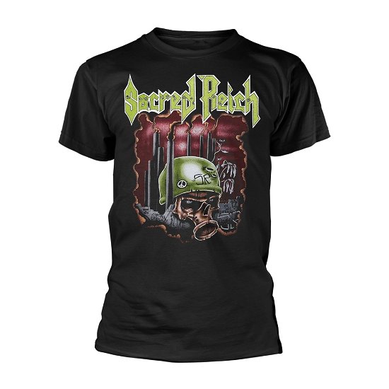Cover for Sacred Reich · Crimes Against Humanity (T-shirt) [size L] [Black edition] (2020)