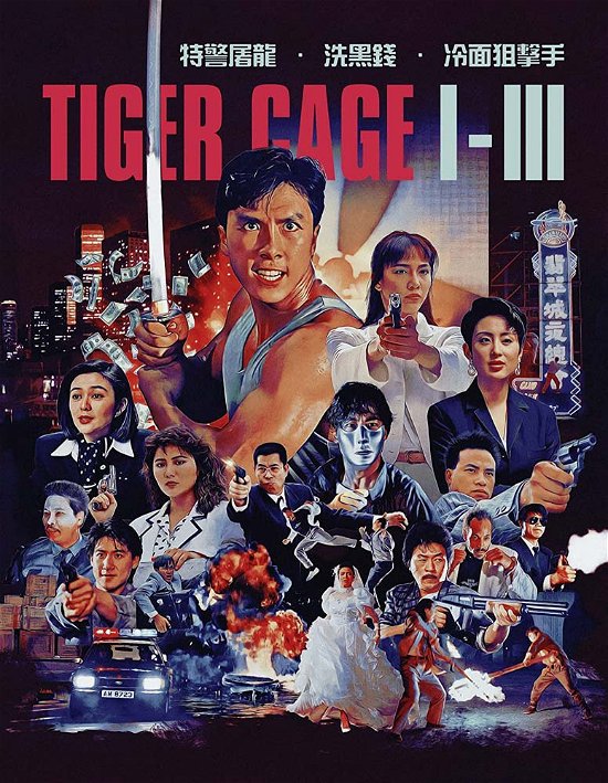 Tiger Cage Trilogy BD - Woo-Ping Yuen - Elokuva - 88 FILMS - 5060710970920 - maanantai 8. elokuuta 2022