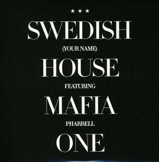 Cover for Swedish House Mafia · One (Your Name) (SCD) (2010)