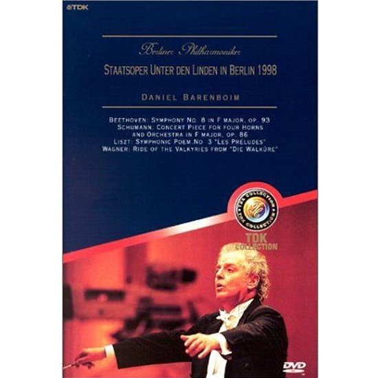 Cover for Daniel Barenboim · Staatsoper Unter Linden in Berlin 1998 (DVD)