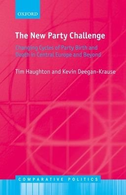 Cover for Haughton, Tim (Reader (Associate Professor) in European Politics, Reader (Associate Professor) in European Politics, University of Birmingham) · The New Party Challenge: Changing Cycles of Party Birth and Death in Central Europe and Beyond - Comparative Politics (Hardcover Book) (2020)