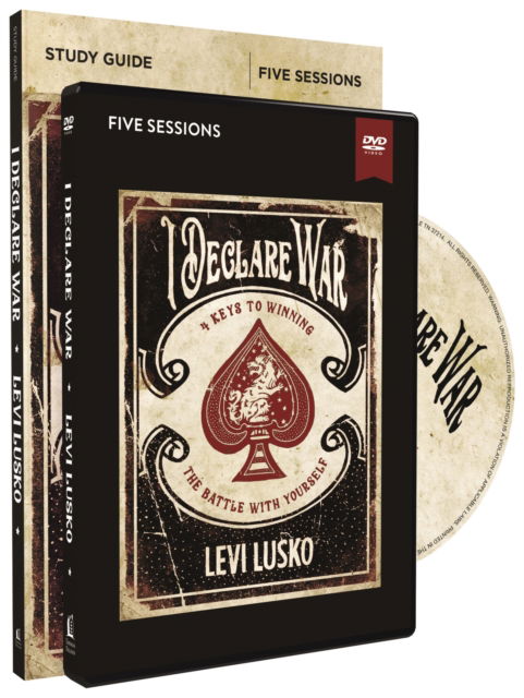 Cover for Levi Lusko · I Declare War Study Guide with DVD: Four Keys to Winning the Battle with Yourself (Paperback Book) (2018)