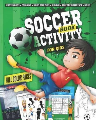 Cover for Kreative on the Brain · Soccer Activity Book for Kids (Paperback Book) (2019)