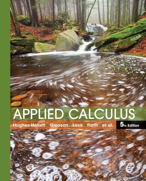 Cover for Hughes-Hallett · Applied Calculus (Book) [5th edition] (2013)