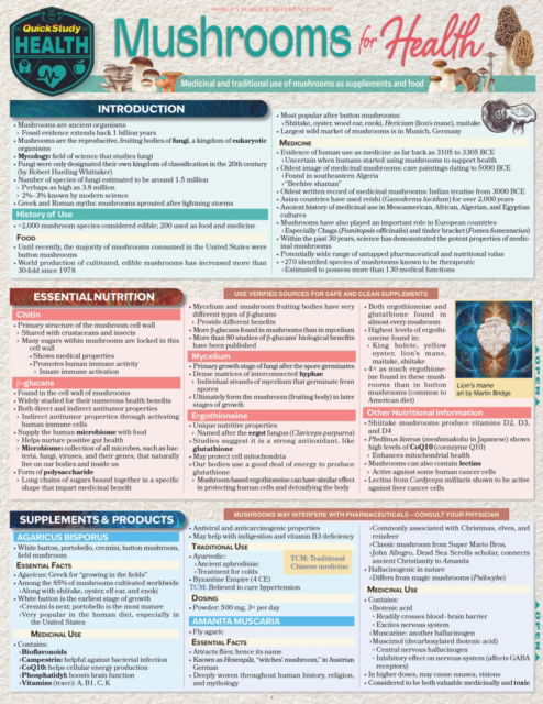 Mushrooms for Health - Jonathan Fredette - Livros - Barcharts, Inc - 9781423250920 - 13 de setembro de 2024