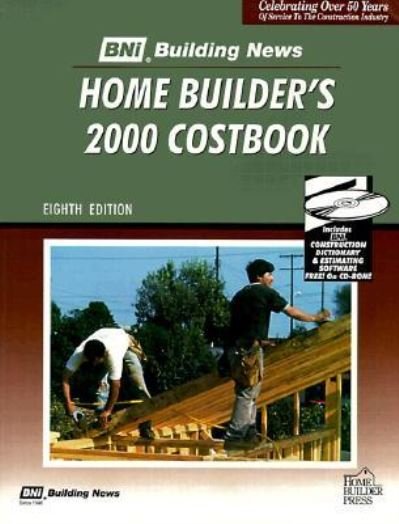 Cover for Craftsman Book Company · Building News Home Builder's Costbook [with Cdrom] (Paperback Book) [8th Bk&amp;cd edition] (2000)