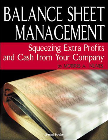 Cover for Morris a Nunes · Balance Sheet Management (Paperback Book) (2003)