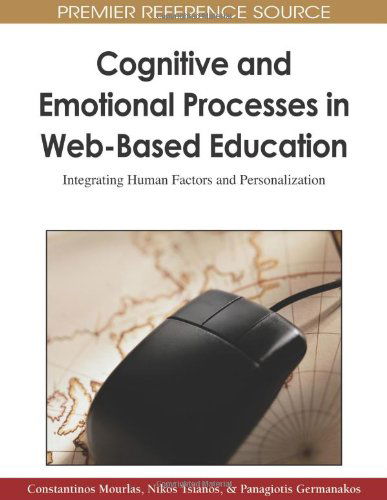 Cover for Constantinos Mourlas · Cognitive and Emotional Processes in Web-based Education: Integrating Human Factors and Personalization (Advances in Web-based Learning (Awbl) Book Series) (Premier Reference Source) (Gebundenes Buch) (2009)