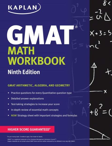 Cover for Kaplan Test Prep · Kaplan Test Prep:Kaplan GMAT Math Workb (Buch) [Proprietary, Ninth Edition, edition] (2015)