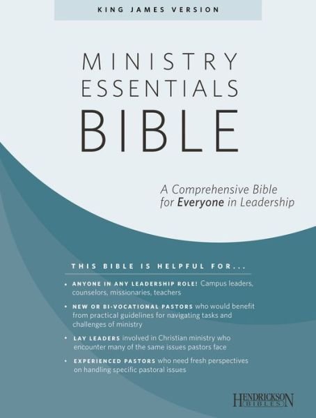 Cover for Hendrickson Publishers · Ministry Essentials Bible-kjv (Leather Book) [Black Imitation] (2015)