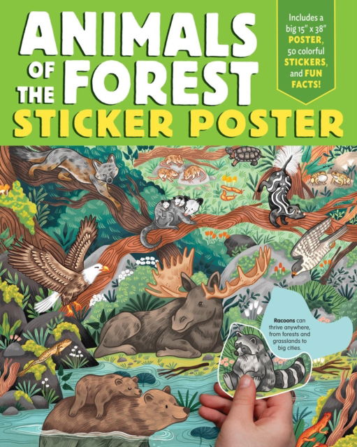 Animals of the Forest Sticker Poster: Includes a Big 15" x 38" Poster, 50 Colorful Stickers, and Fun Facts - Editors of Storey Publishing - Books - Workman Publishing - 9781635868920 - June 26, 2025