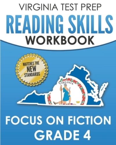 Cover for V Hawas · VIRGINIA TEST PREP Reading Skills Workbook Focus on Fiction Grade 4 (Paperback Book) (2019)