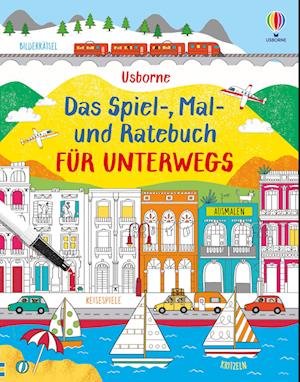 Cover for Das Spiel-, Mal- und Ratebuch für unterwegs (Book) (2022)