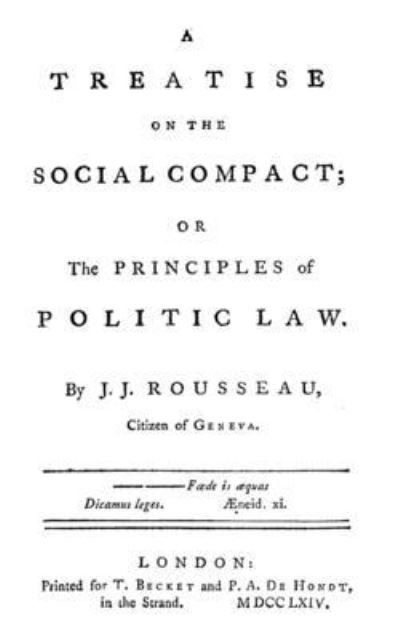 Cover for J.J. Rousseau · A Treatise On The Social Compact (Taschenbuch) (2018)