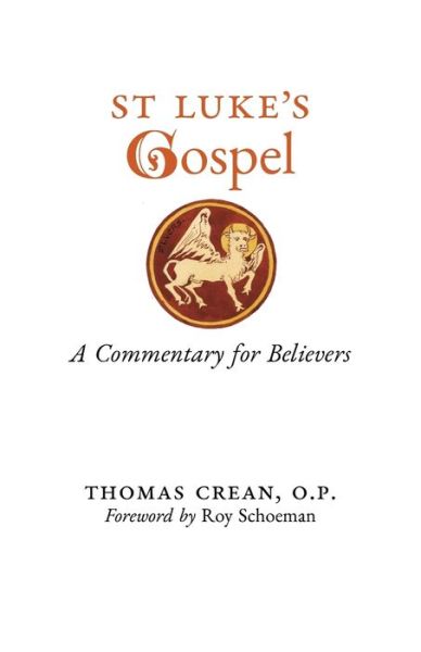 Cover for Thomas Crean · St. Luke's Gospel (Taschenbuch) (2021)