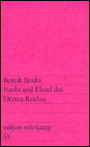 Cover for Bertolt Brecht · Furcht und Elend des dritten Reiches (Taschenbuch) (1981)