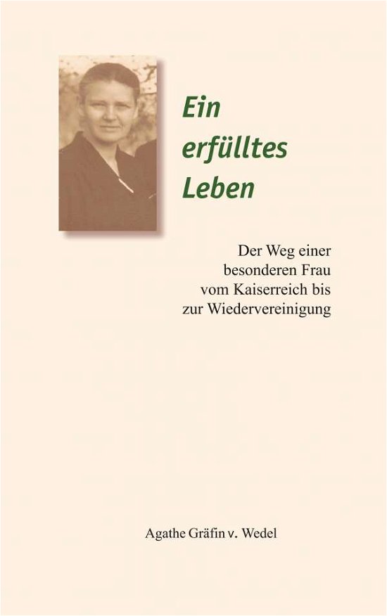 Cover for Wedel · Ein erfülltes Leben (Bog)