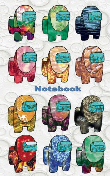 Cover for Ricky Roogle · Notebook: for Am@ng us fans, diary, notepad, App, computer, pc, game, apple, videogame, kids, children, Impostor, Crewmate, activity, gift, birthday, christmas, easter, Santa claus, school (Paperback Book) (2021)
